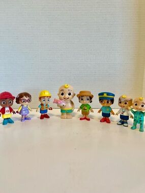Cocomelon Career Friends Figures and JJ Baby and Water Toy Figure